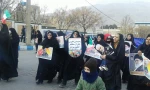 راهپیمایی کارکنان، اساتید و دانشجویان دانشکده فنی و حرفه ای دختران خرم آباد به مناسبت چهل و یکمین سالگرد پیروزی انقلاب اسلامی  3