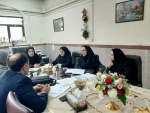 جلسه اداری و هم اندیشی رئیس محترم دانشکده فنی و حرفه ای دختران خرم آباد با مدیر گروهها و رئیس اداره برنامه ریزی آموزشی دانشکده 2