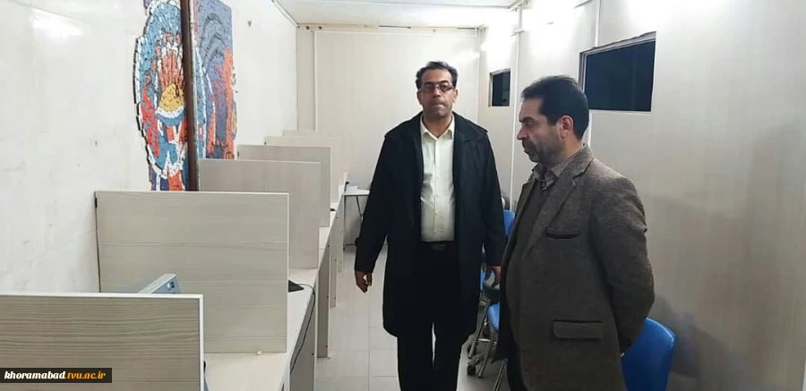 بازدید رؤسای  دانشکده های فنی و حرفه ای پسران و دختران خرم آباد از خوابگاه دانشکده فنی دختران خرم آباد 4