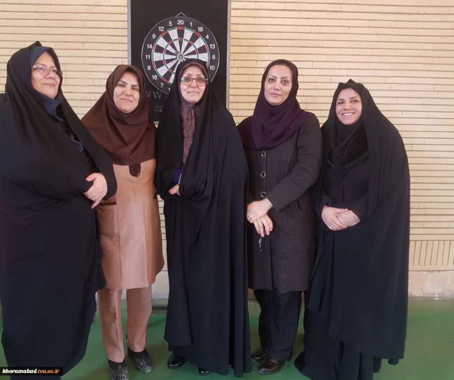 برگزاری مسابقه دارت بین همکاران خانم دانشکده فنی و حرفه ای خرم آباد 2