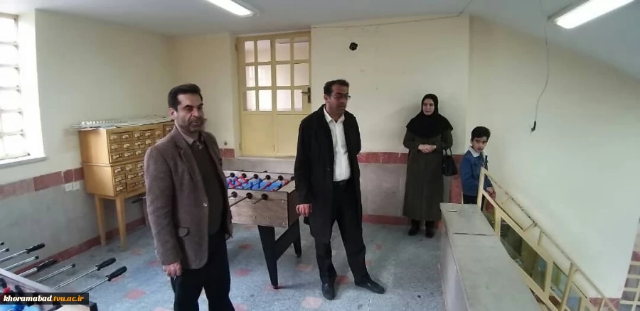 بازدید رئیس دانشکده فنی و حرفه ای دختران خرم آباد از خوابگاه دختران دانشکده  2