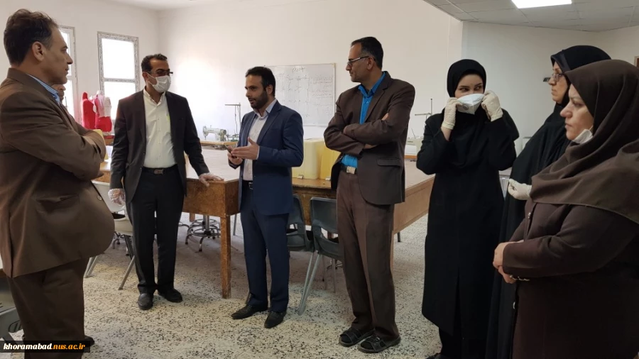 مقدمات عقد قرارداد گروه طراحی دوخت دانشکده فنی دختران با بسیج دانشجویی استان لرستان 2