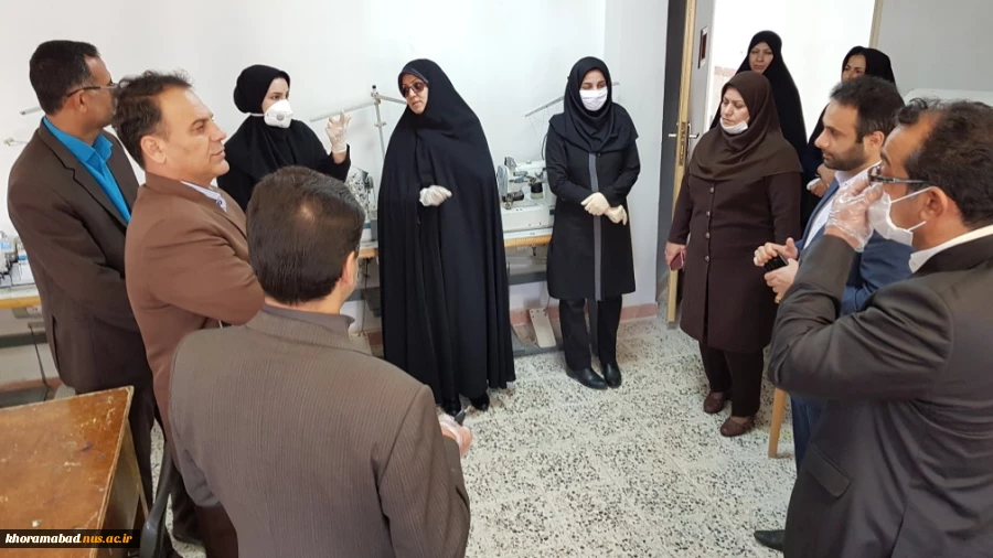 مقدمات عقد قرارداد گروه طراحی دوخت دانشکده فنی دختران با بسیج دانشجویی استان لرستان 3