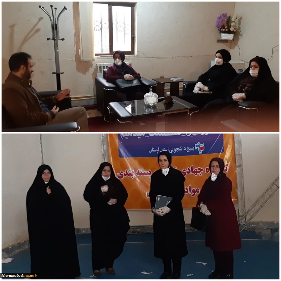 بازدید از کارگاه تولید ماسک 2