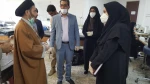 بازدید نماینده ولی فقیه و امام جمعه خرم آباد از کارگاه تولید ماسک 3