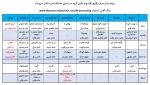 برنامه زمان بندی برگزاری کلاسهای انلاین گروه حسابداری دانشکده فنی دختران خرم آباد 2