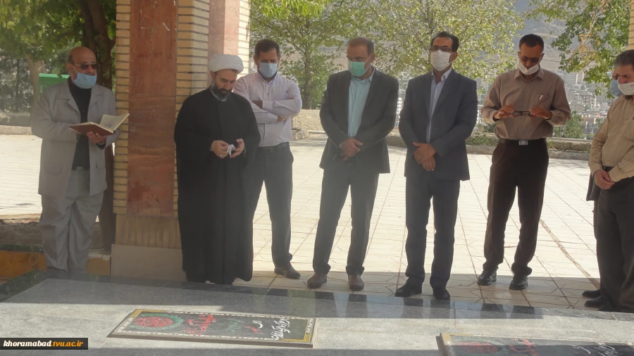 برگزاری مراسم تجلیل از شهدای گمنام گرانقدر به مناسبت آغاز هفته دفاع مقدس در دانشکده فنی دختران خرم آباد 2