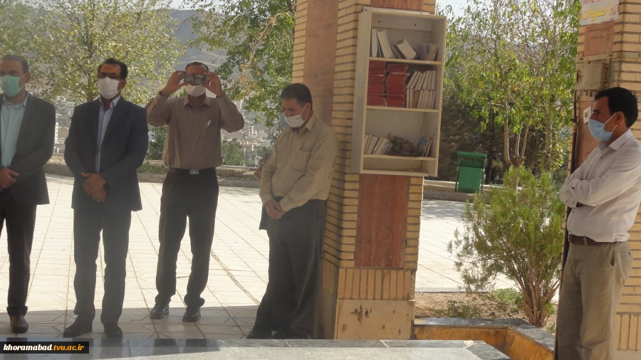 برگزاری مراسم تجلیل از شهدای گمنام گرانقدر به مناسبت آغاز هفته دفاع مقدس در دانشکده فنی دختران خرم آباد 3