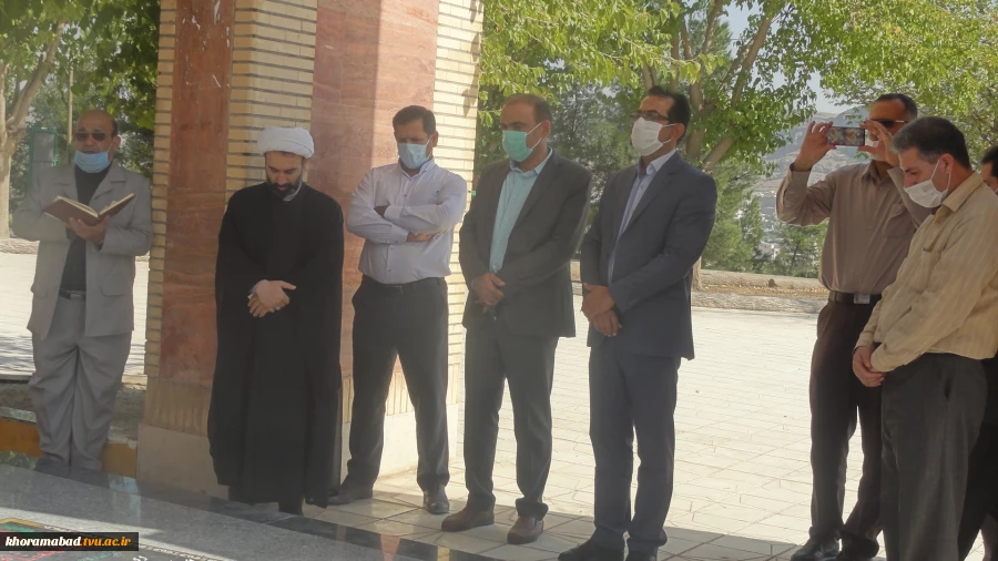برگزاری مراسم تجلیل از شهدای گمنام گرانقدر به مناسبت آغاز هفته دفاع مقدس به همت امور فرهنگی دختران و پسران خرم آباد 4
