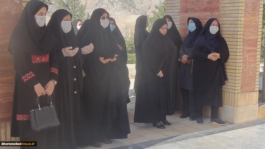 برگزاری مراسم تجلیل از شهدای گمنام گرانقدر به مناسبت آغاز هفته دفاع مقدس به همت امور فرهنگی دختران و پسران خرم آباد 5