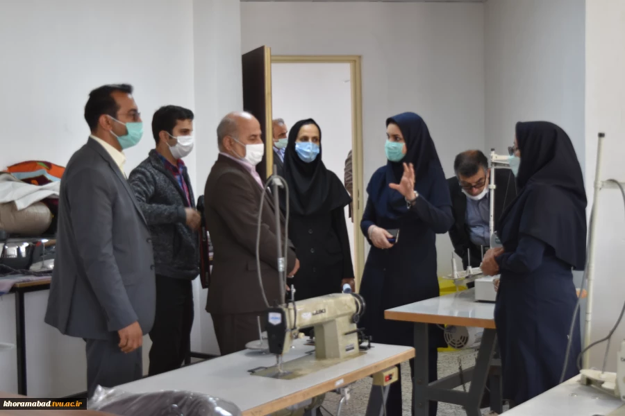 بازدید جناب آقای دکتر صالحی عمران ریاست محترم دانشگاه فنی و حرفه ای کشور از دانشکده فنی و حرفه ای دختران خرم آباد 4
