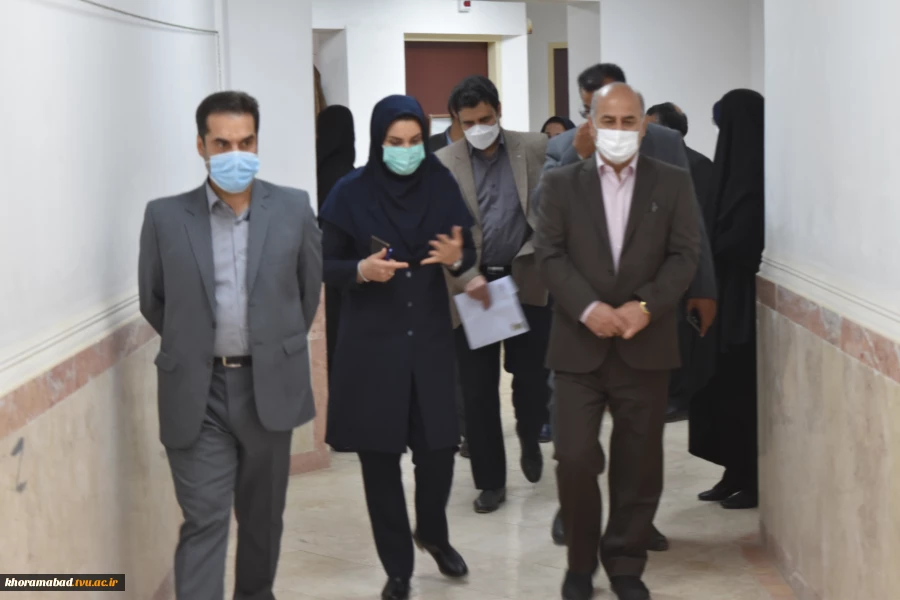 بازدید جناب آقای دکتر صالحی عمران ریاست محترم دانشگاه فنی و حرفه ای کشور از دانشکده فنی و حرفه ای دختران خرم آباد 7