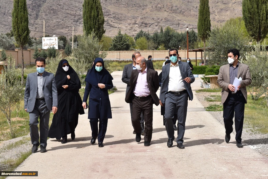 بازدید جناب آقای دکتر صالحی عمران ریاست محترم دانشگاه فنی و حرفه ای کشور از دانشکده فنی و حرفه ای دختران خرم آباد 2