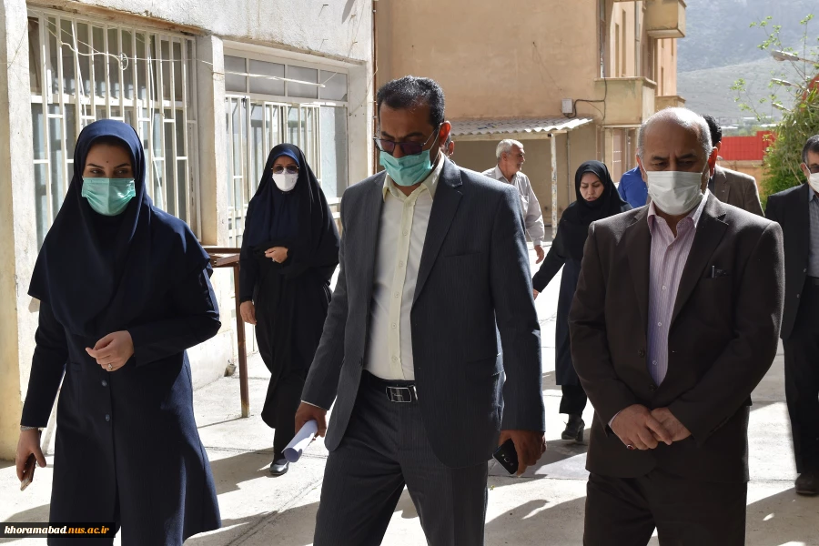 بازدید جناب آقای دکتر صالحی عمران ریاست محترم دانشگاه فنی و حرفه ای کشور از دانشکده فنی و حرفه ای دختران خرم آباد 3