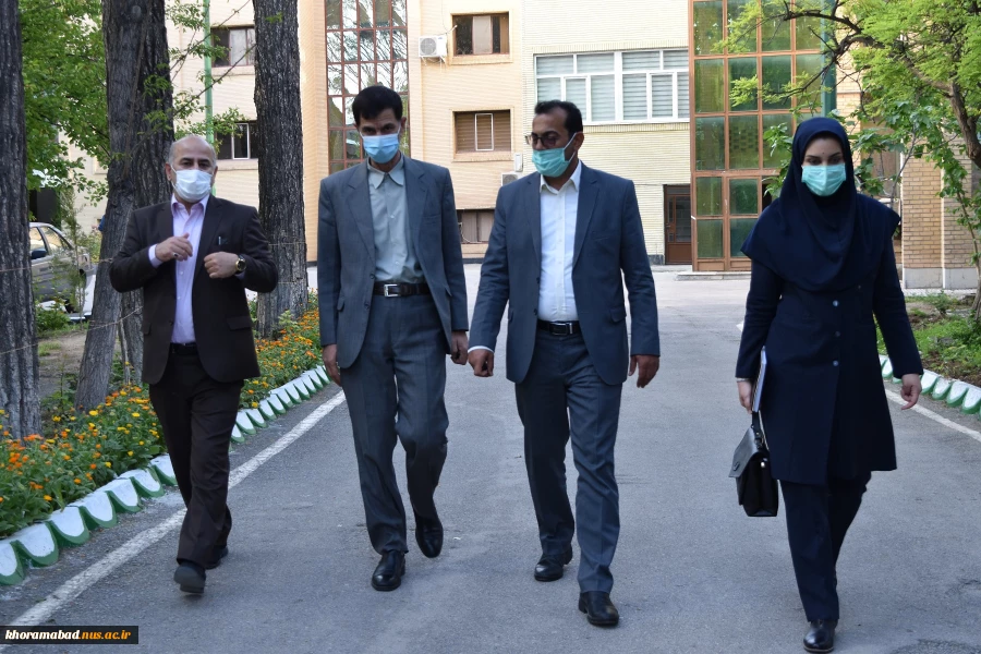 بازدید جناب آقای دکتر صالحی عمران ریاست محترم دانشگاه فنی و حرفه ای کشور از دانشکده فنی و حرفه ای دختران خرم آباد 9