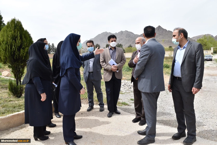 بازدید جناب آقای دکتر صالحی عمران ریاست محترم دانشگاه فنی و حرفه ای کشور از دانشکده فنی و حرفه ای دختران خرم آباد 13