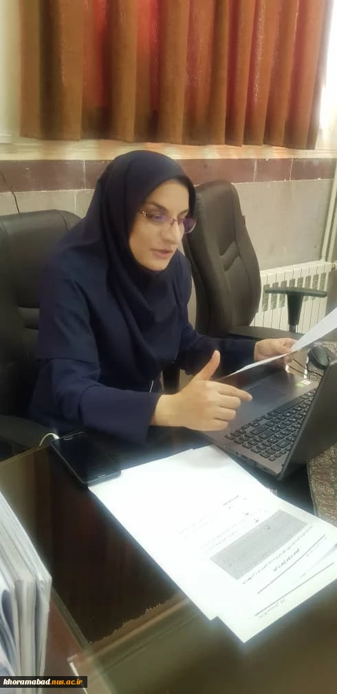 برگذاری وبینار مرکز مشاوره دانشکده فنی دختران خرم آباد 2