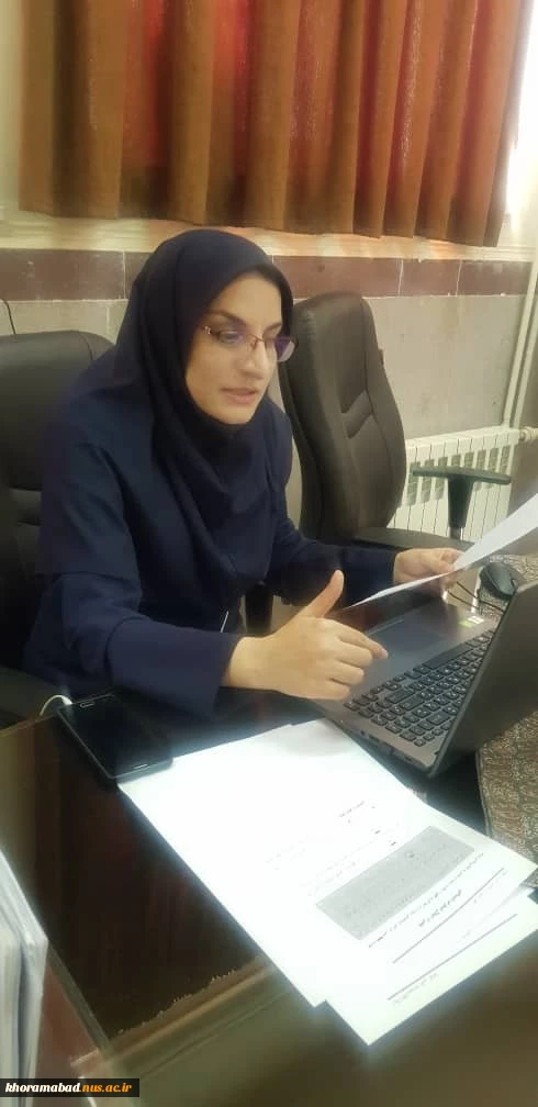 برگذاری وبینار مرکز مشاوره دانشکده فنی دختران خرم آباد 3
