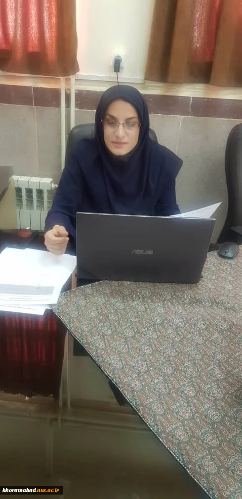 برگذاری وبینار مرکز مشاوره دانشکده فنی دختران خرم آباد 4