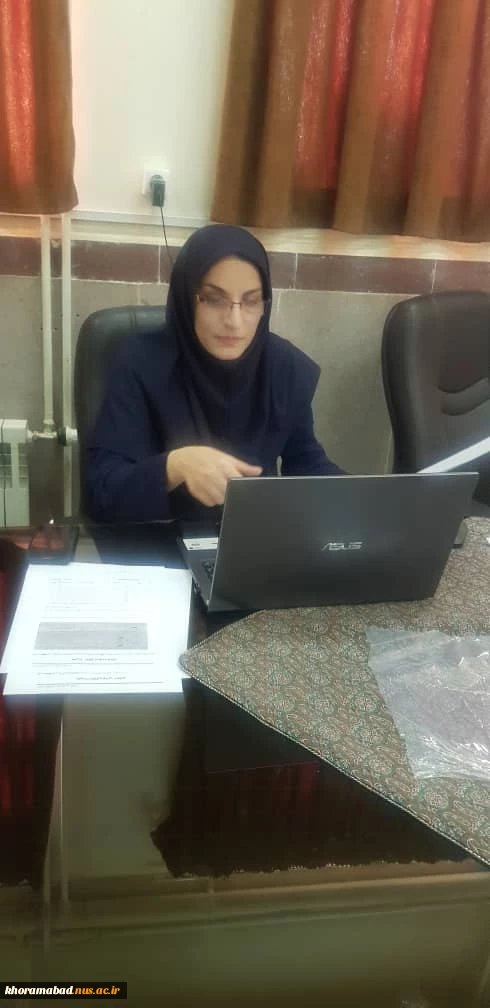 برگذاری وبینار مرکز مشاوره دانشکده فنی دختران خرم آباد 5