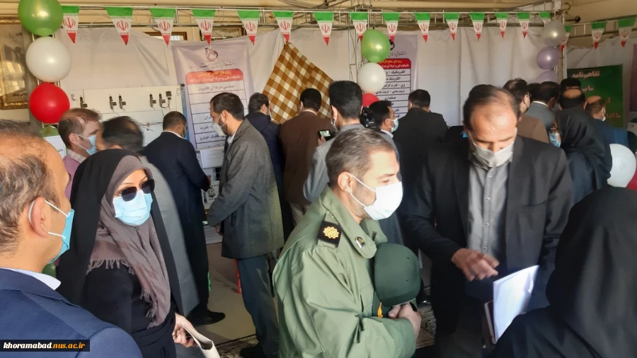 به مناسبت فرا رسیدن دهه مبارکه فجر اولینجشنواره دستاوردهای دانشگاه فنی وحرفه ای دختران خرم آبادافتتاح گردید. 6