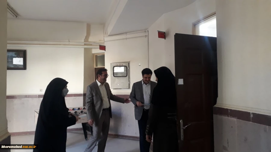 14فروردین اولین روز بازگشایی کلاسهای حضوری دانشکده فنی وحرفه ای دختران خرم آباد  3