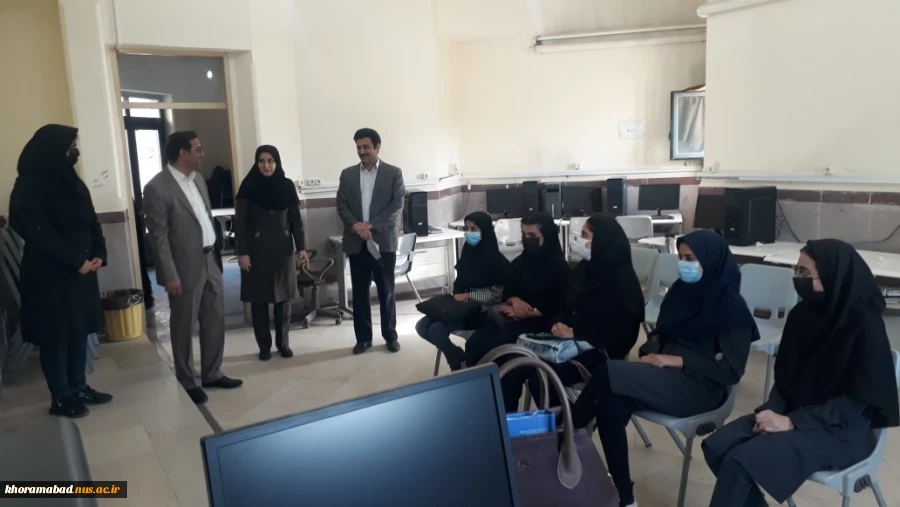 14فروردین اولین روز بازگشایی کلاسهای حضوری دانشکده فنی وحرفه ای دختران خرم آباد  4