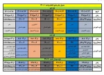 تقویم انتخاب واحد نیمسال اول  1402-1401 2