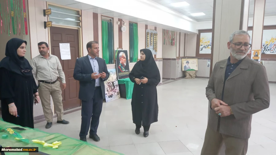 جلسه دانشکئه فنی و حرفه ای دختران خرم آباد با بسیج کارکنان شهرستان خرم آباد 4