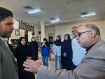 بازدید مدیر کل دفتر ارتباط با صنعت دانشگاه فنی و حرفه ای از نمایشگاه دستاوردهای گروه گرافیک دانشکده فنی و حرفه ای دختران خرم آباد 2