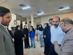 بازدید مدیر کل دفتر ارتباط با صنعت دانشگاه فنی و حرفه ای از نمایشگاه دستاوردهای گروه گرافیک دانشکده فنی و حرفه ای دختران خرم آباد 3