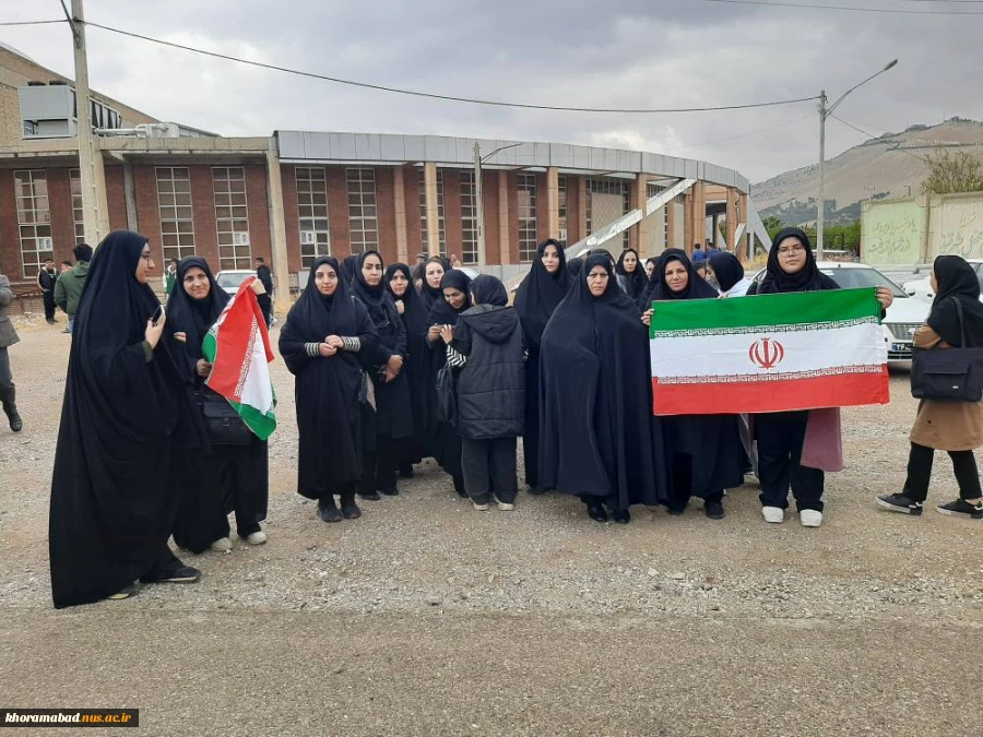 حضور پرشور کارکنان، اساتید و دانشجویان دانشکده ملی مهارت دختران خرم آباد 3