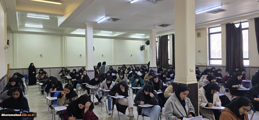 بازدید سرپرست دانشگاه ملی مهارت استان لرستان از حوزه امتحانی آموزشکده ملی مهارت دختران خرم آباد 4