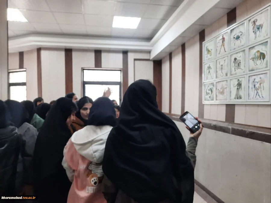 بازدید هنرستان های فنی و حرفه ای و کار و دانش شهرستان نورآباد از دانشکده ملی مهارت دختران خرم آباد 3