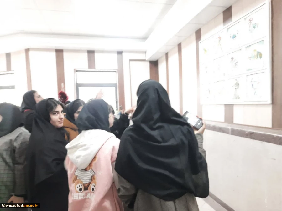 بازدید هنرستان های فنی و حرفه ای و کار و دانش شهرستان نورآباد از دانشکده ملی مهارت دختران خرم آباد 4