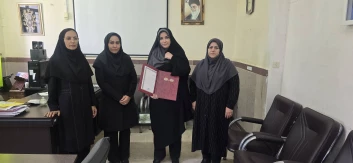 مراسم تقدیر و تشکر از رئیس اداره حراست دانشکده ملی مهارت دختران خرم‌آباد همزمان با فرا رسیدن ۲۲ تیرماه روز حراست