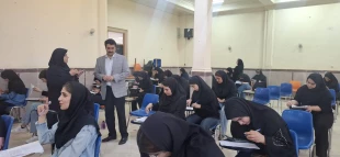 بازدید ریاست و حراست دانشگاه ملی مهارت استان لرستان از حوزه امتحانات پایان ترم دانشکده ملی مهارت دختران خرم آباد 2