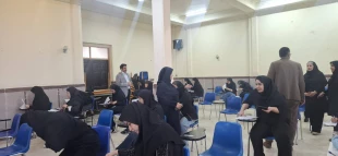 بازدید ریاست و حراست دانشگاه ملی مهارت استان لرستان از حوزه امتحانات پایان ترم دانشکده ملی مهارت دختران خرم آباد 4