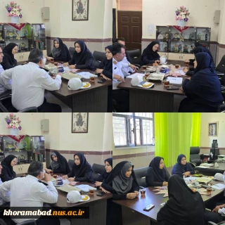 برگزاری جلسه با رئیس پلیس راهنمایی و رانندگی شهرستان خرم آباد