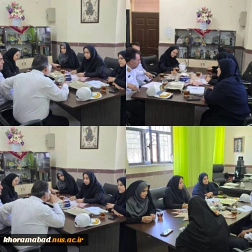 برگزاری جلسه با رئیس پلیس راهنمایی و رانندگی شهرستان خرم آباد