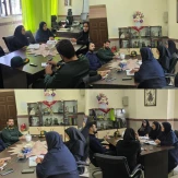 بازدید فرمانده بسیج ادارات ناحیه خرم آباد از آموزشکده ملی مهارت دختران خرم آباد