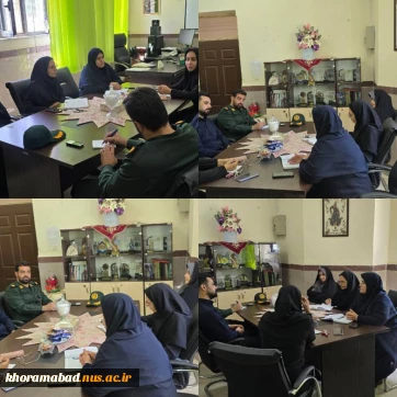 بازدید فرمانده بسیج ادارات ناحیه خرم آباد از آموزشکده ملی مهارت دختران خرم آباد