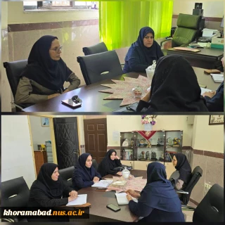 تشکیل جلسه شورای فرهنگی و هماهنگی برنامه‌های هفته دفاع مقدس دانشکده ملی مهارت دختران خرم‌آباد