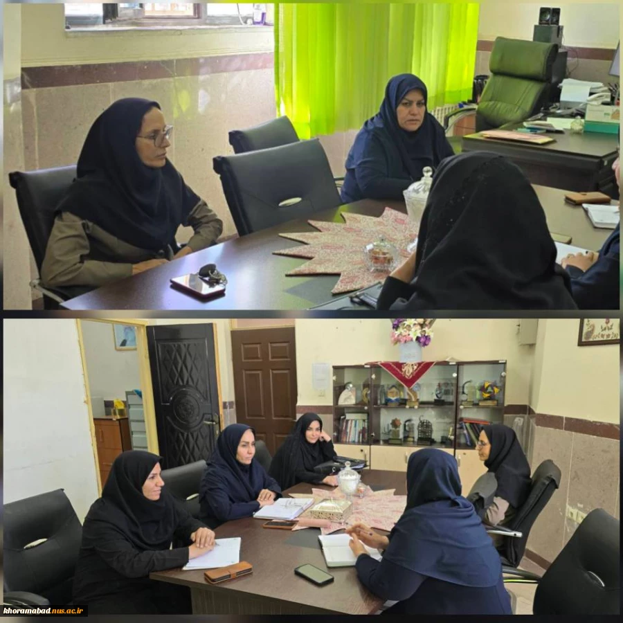 تشکیل جلسه شورای فرهنگی و هماهنگی برنامه‌های هفته دفاع مقدس دانشکده ملی مهارت دختران خرم‌آباد  2