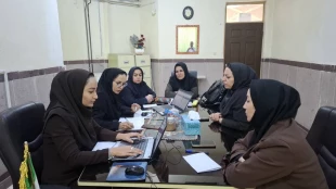 جلسه کار گروه آموزشی جهت برنامه ریزی پذیرش دانشجو  2