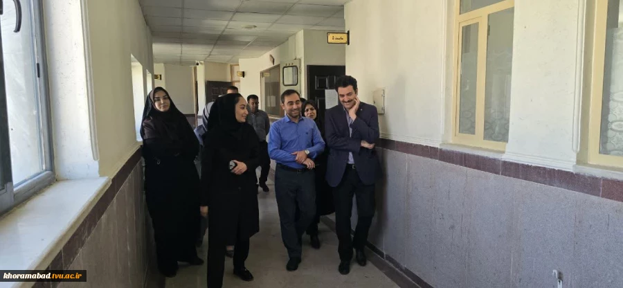 ارزیابی میدانی مدیران سازمان برنامه و بودجه از زیرساخت‌ها و طرح‌های توسعه‌ای دانشگاه ملی مهارت لرستان 3