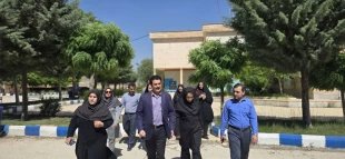 ارزیابی میدانی مدیران سازمان برنامه و بودجه از زیرساخت‌ها و طرح‌های توسعه‌ای دانشگاه ملی مهارت لرستان 4