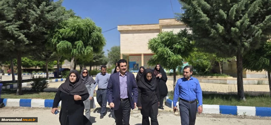 ارزیابی میدانی مدیران سازمان برنامه و بودجه از زیرساخت‌ها و طرح‌های توسعه‌ای دانشگاه ملی مهارت لرستان 4