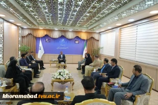 ارزیابی میدانی مدیران سازمان برنامه و بودجه از زیرساخت‌ها و طرح‌های توسعه‌ای دانشگاه ملی مهارت لرستان 9
